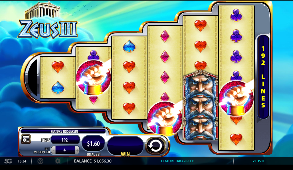 Zeus iii slot machine